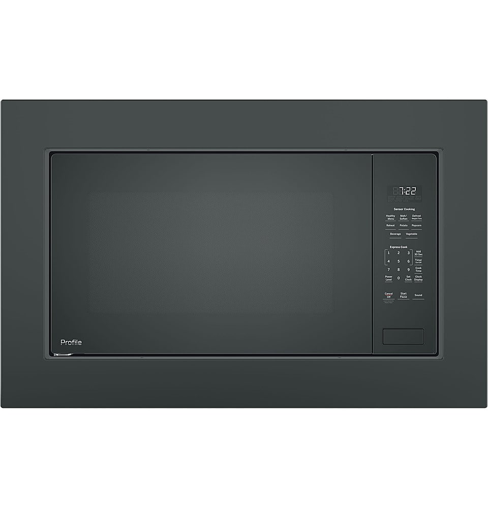 GE - 27" Built-In Microwave Trim Kit - Black