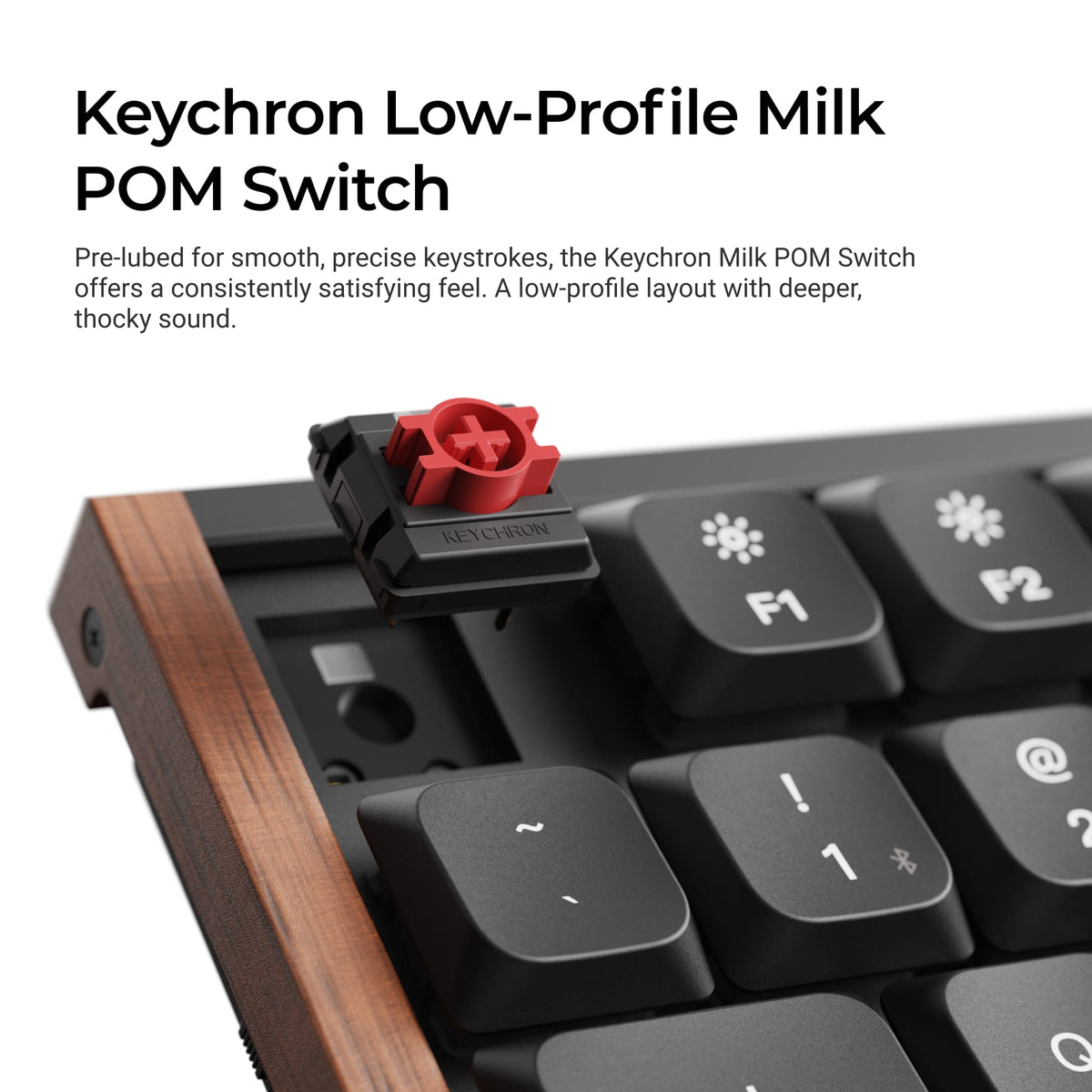 Keychron - K5 Ultra 8k 100% Custom POM Switch Mechanical Gaming Keyboard with Programmable ZMK Launcher Software - Black
