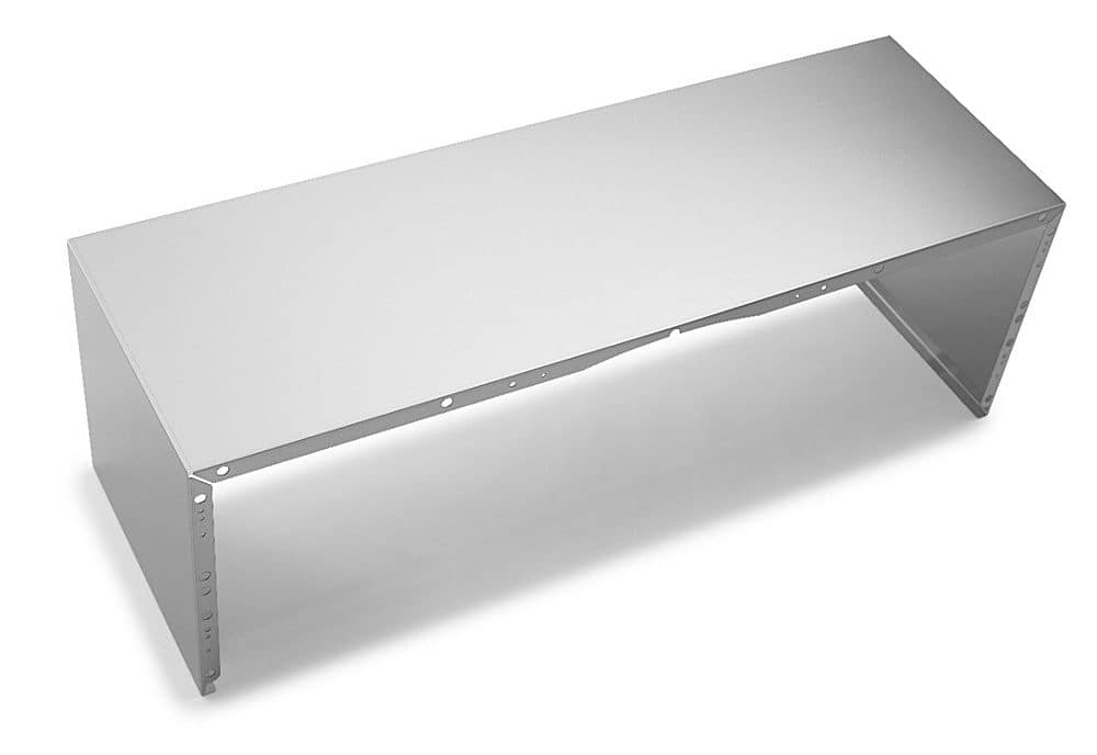 36" Full Width Duct Cover - Stainless Steel