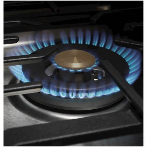 Monogram - 30" Built-In Gas Cooktop with 5 burners and Sapphire Glass Precision Knobs - Stainless Steel