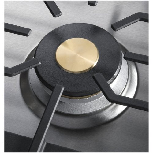 Monogram - 30" Built-In Gas Cooktop with 5 burners and Sapphire Glass Precision Knobs - Stainless Steel
