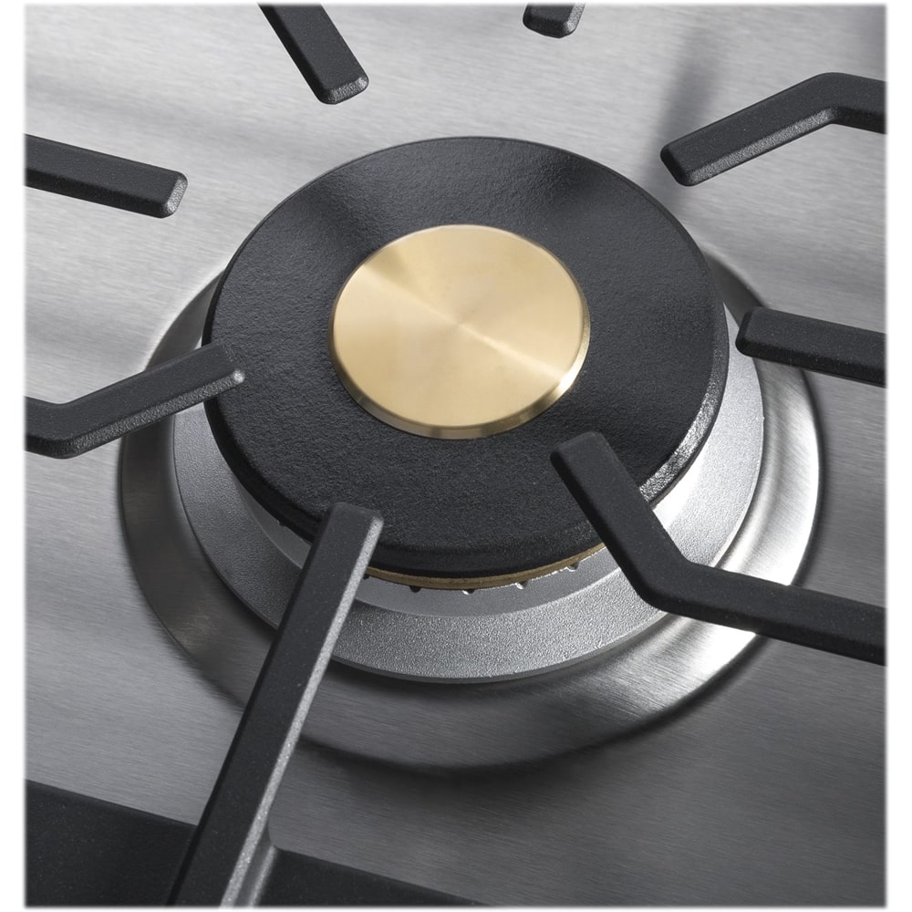 Monogram - 30" Built-In Gas Cooktop with 5 burners and Sapphire Glass Precision Knobs - Stainless Steel