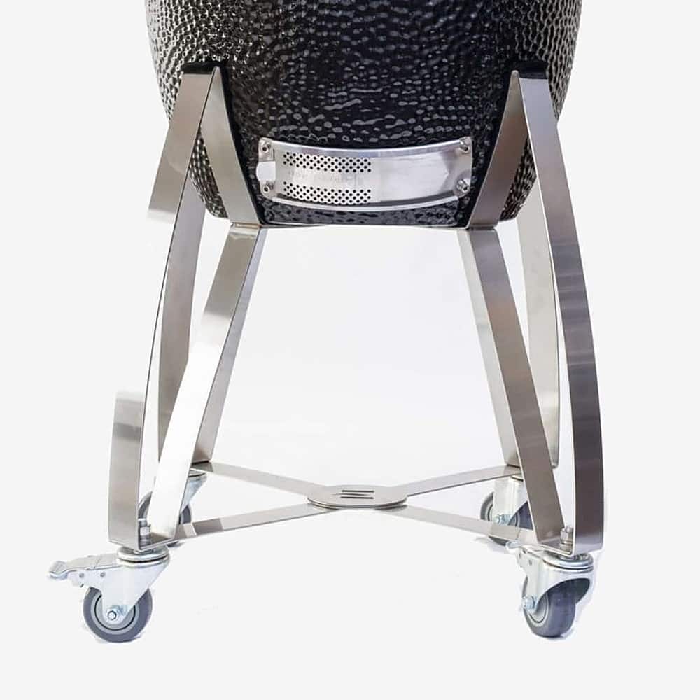 Cart for Coyote Asado Cooker - Stainless Steel