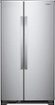 Whirlpool - 33 in. Wide 21.7 cu. ft. Side-by-Side Refrigerator - Monochromatic Stainless Steel