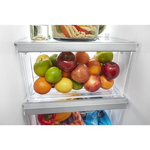 Whirlpool - 36 in. Wide 25.1 cu. ft. Side-by-Side Refrigerator - Black