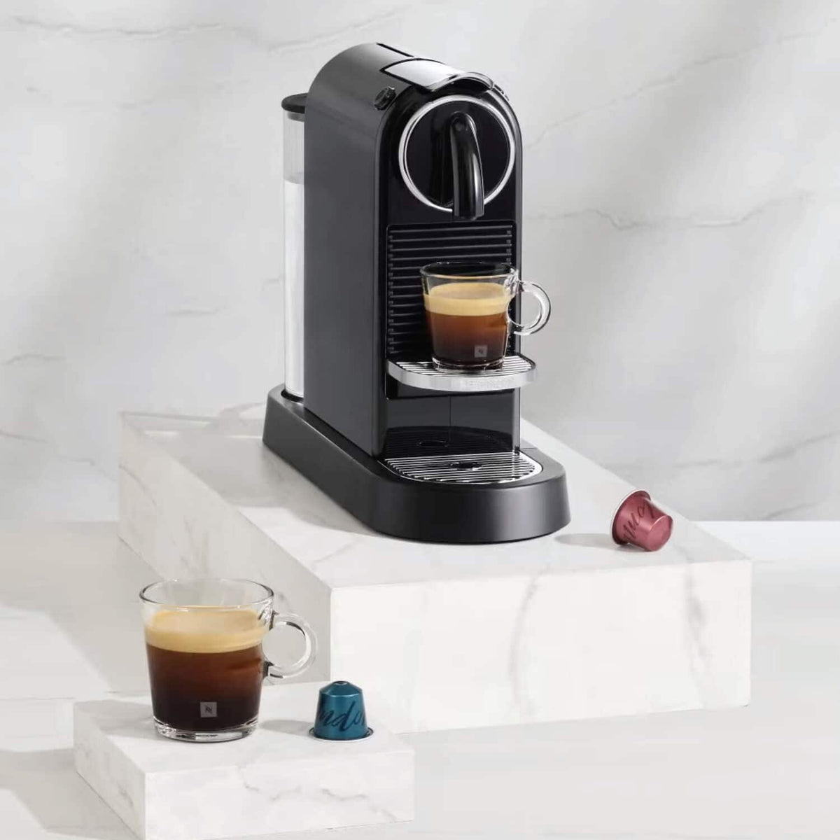 De'Longhi - CitiZ Single-Serve Espresso Machine - Limousine Black