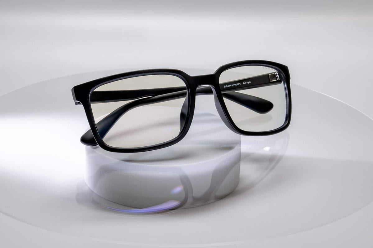 GUNNAR - Mammoth Computer Glasses with Blue Light Reduction, Amber Lenses - Onyx