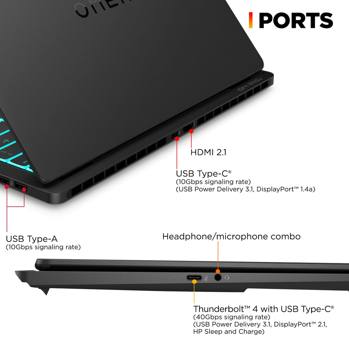HP OMEN - Transcend 14" 120Hz 3K OLED Gaming Laptop - Intel Core Ultra 7 (2025) - 16GB Memory - NVIDIA GeForce RTX 5060 - 1TB SSD - Shadow Black