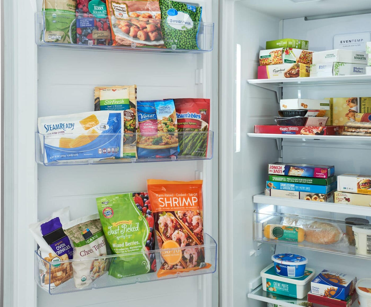 Frigidaire - 32 in. Wide 19 Cu. Ft. Single Door Freezer - Stainless Steel