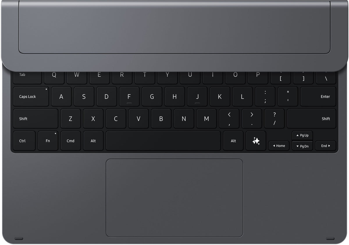 Samsung - Galaxy Tab S12+ Pro Keyboard - AI Key - Gray