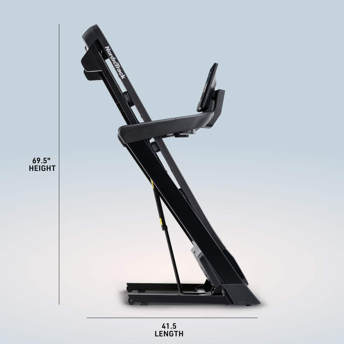 NordicTrack - T Series 10 Treadmill with 10" Tilting Touchscreen and Compact Design - Black