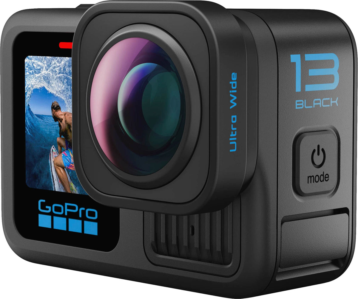 GoPro - HERO13 Black Action Camera + HB-Series Lens Collection - Black
