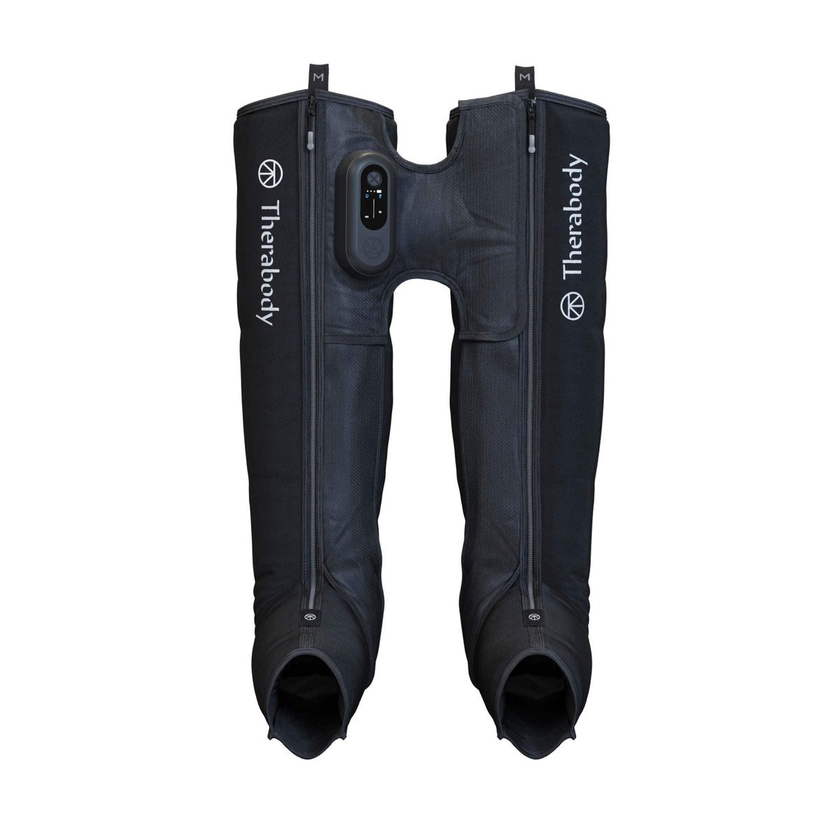 Therabody - JetBoots Prime - Ultra-Portable Wireless Compression Boots For Easy Leg Recovery - Short - Black