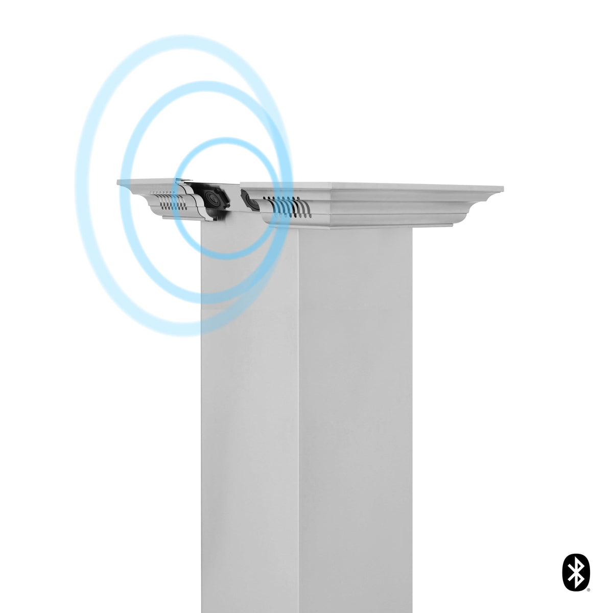 ZLINE - 36 inches - Externally Vented - Island Range Hood - Stainless Steel