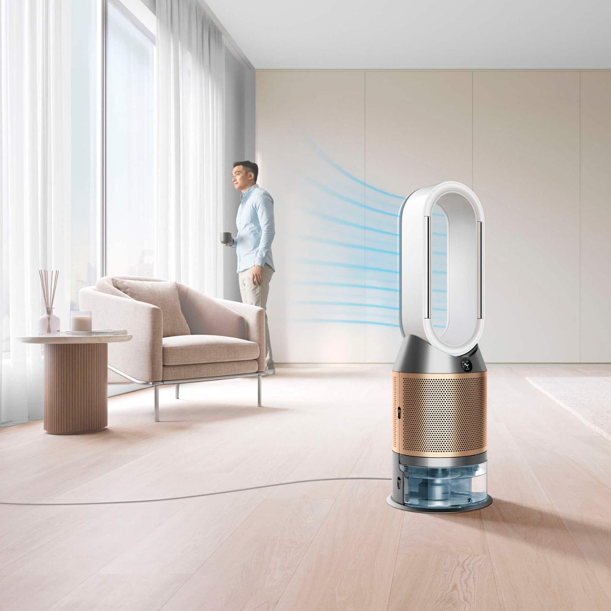 Dyson - Purifier Humidify+Cool PH2 De-NOx​ - White/Gold