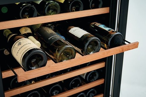 Frigidaire - Gallery Series 52-Bottle Wine Cooler - Stainless Steel