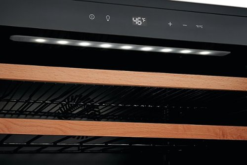 Frigidaire - Gallery Series 52-Bottle Wine Cooler - Stainless Steel