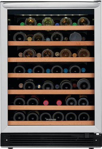 Frigidaire - Gallery Series 52-Bottle Wine Cooler - Stainless Steel