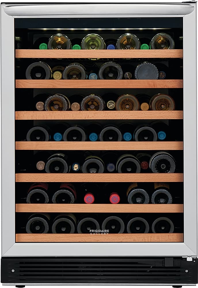 Frigidaire - Gallery Series 52-Bottle Wine Cooler - Stainless Steel