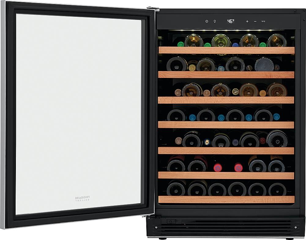 Frigidaire - Gallery Series 52-Bottle Wine Cooler - Stainless Steel