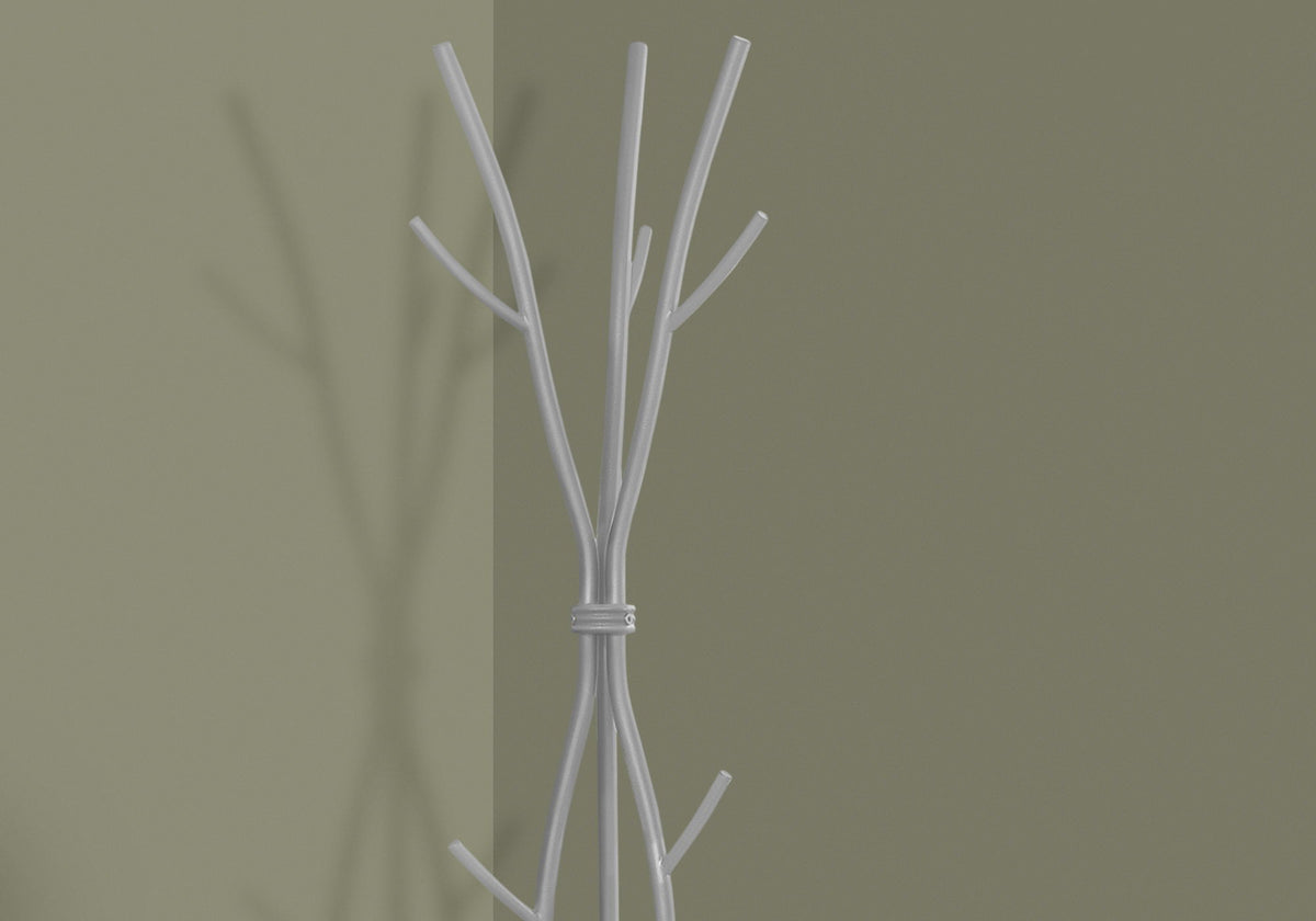 Coat Rack, Hall Tree, Free Standing, 11 Hooks, Entryway, Contemporary & Modern