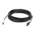 33 ft Extender Cable for Logitech GROUP Conference System - Black