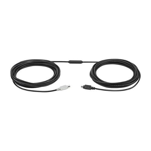 33 ft Extender Cable for Logitech GROUP Conference System - Black