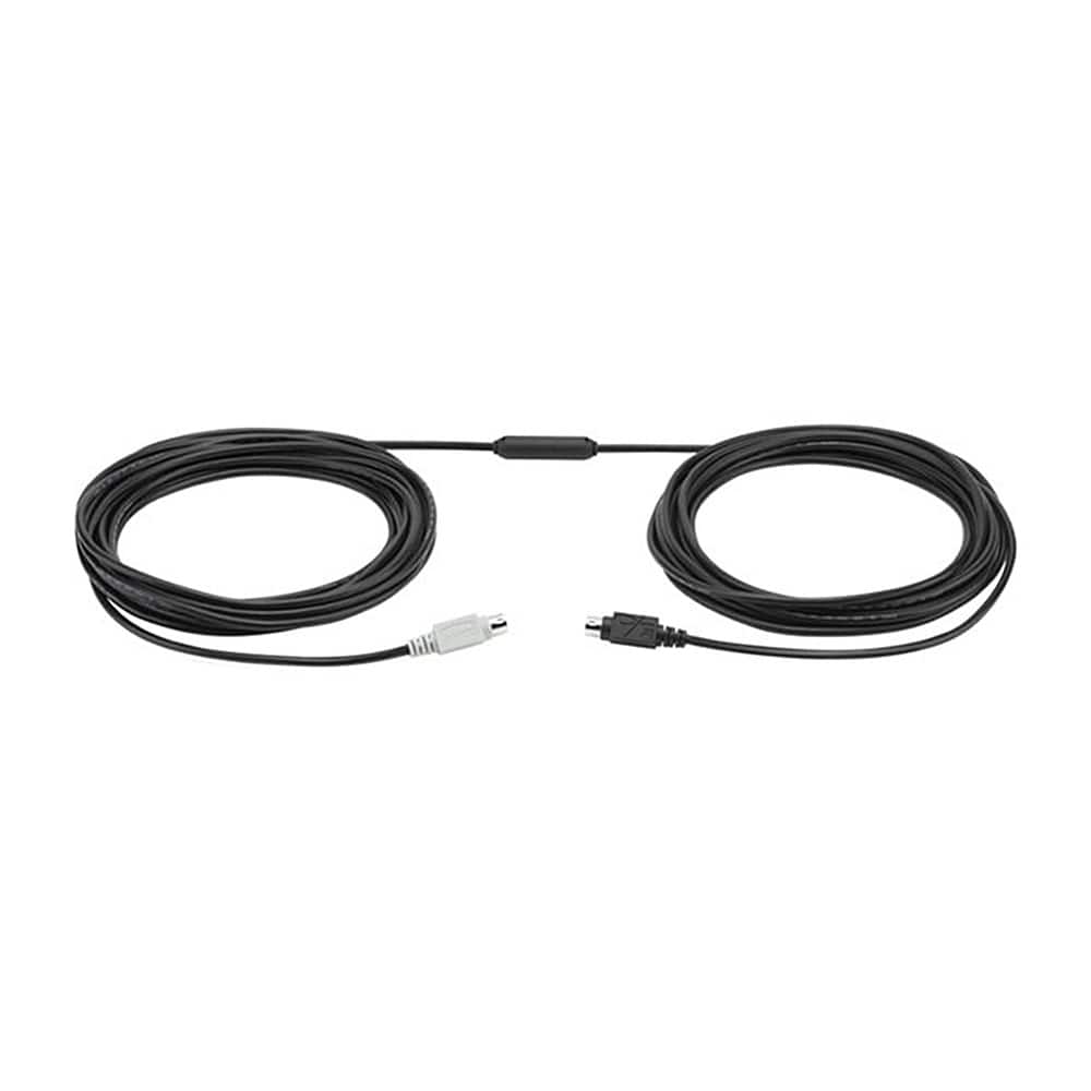 33 ft Extender Cable for Logitech GROUP Conference System - Black