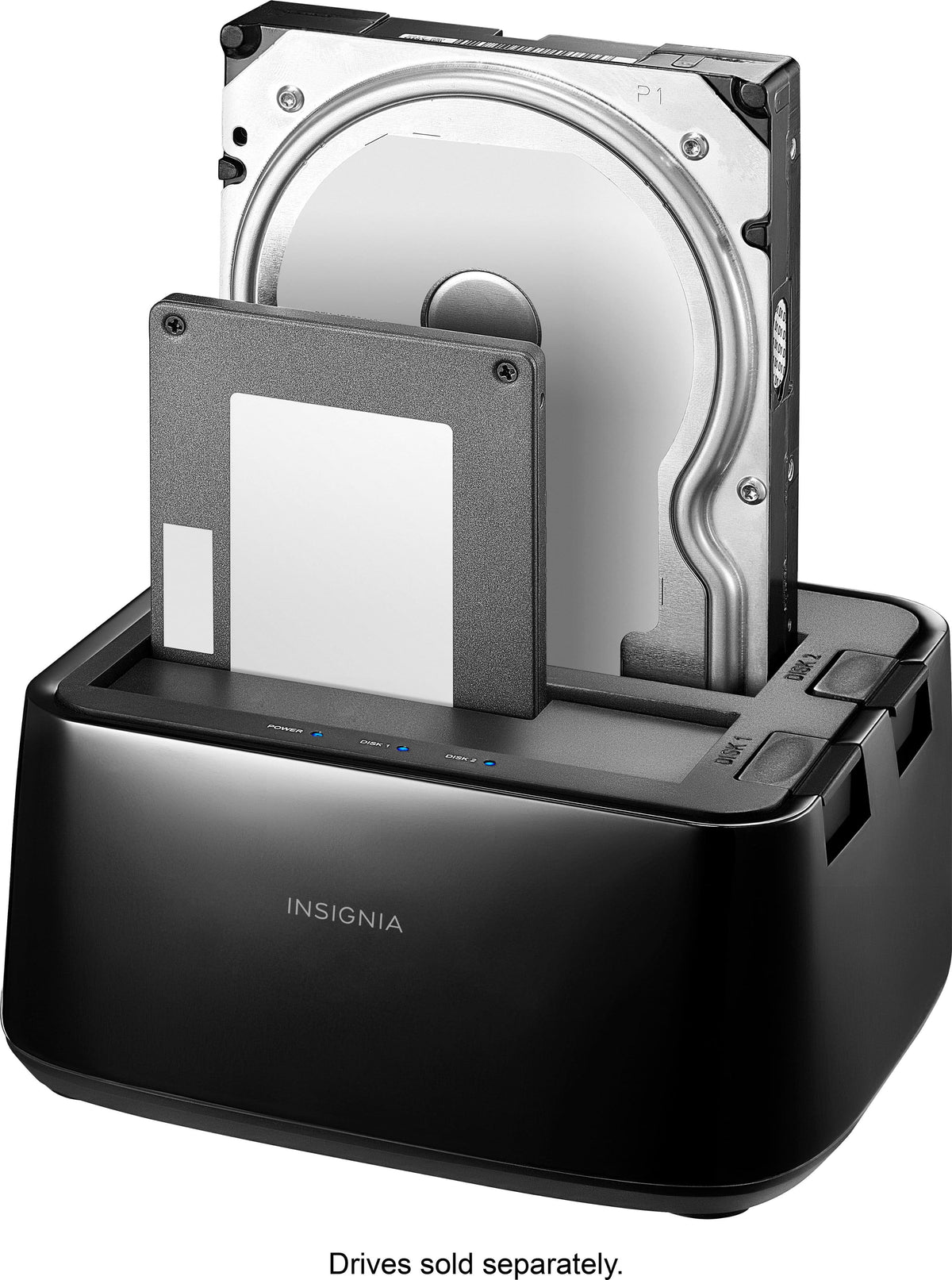 Insignia™ - 2-Bay HDD docking station