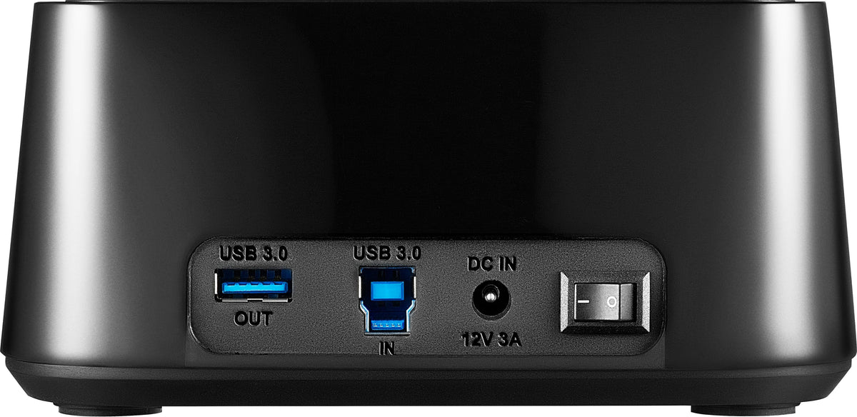 Insignia™ - 2-Bay HDD docking station