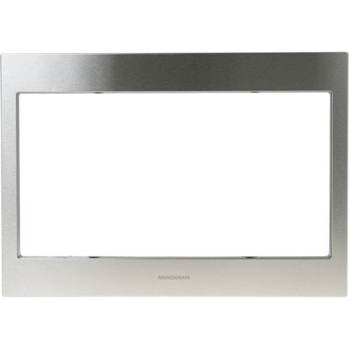 Monogram - 30" Trim Kit for Select Microwaves - Stainless Steel