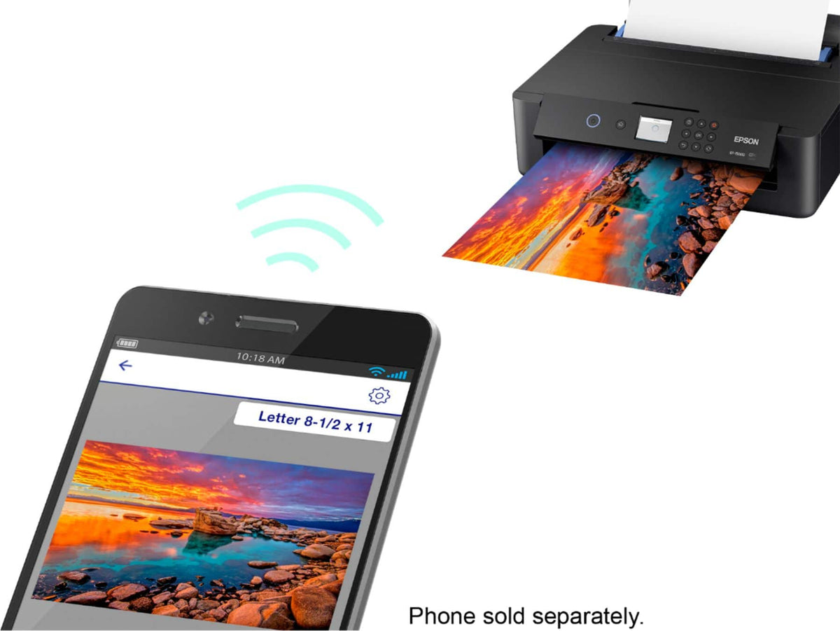Epson - Expression Photo HD XP-15000 Wireless Inkjet Printer - Black
