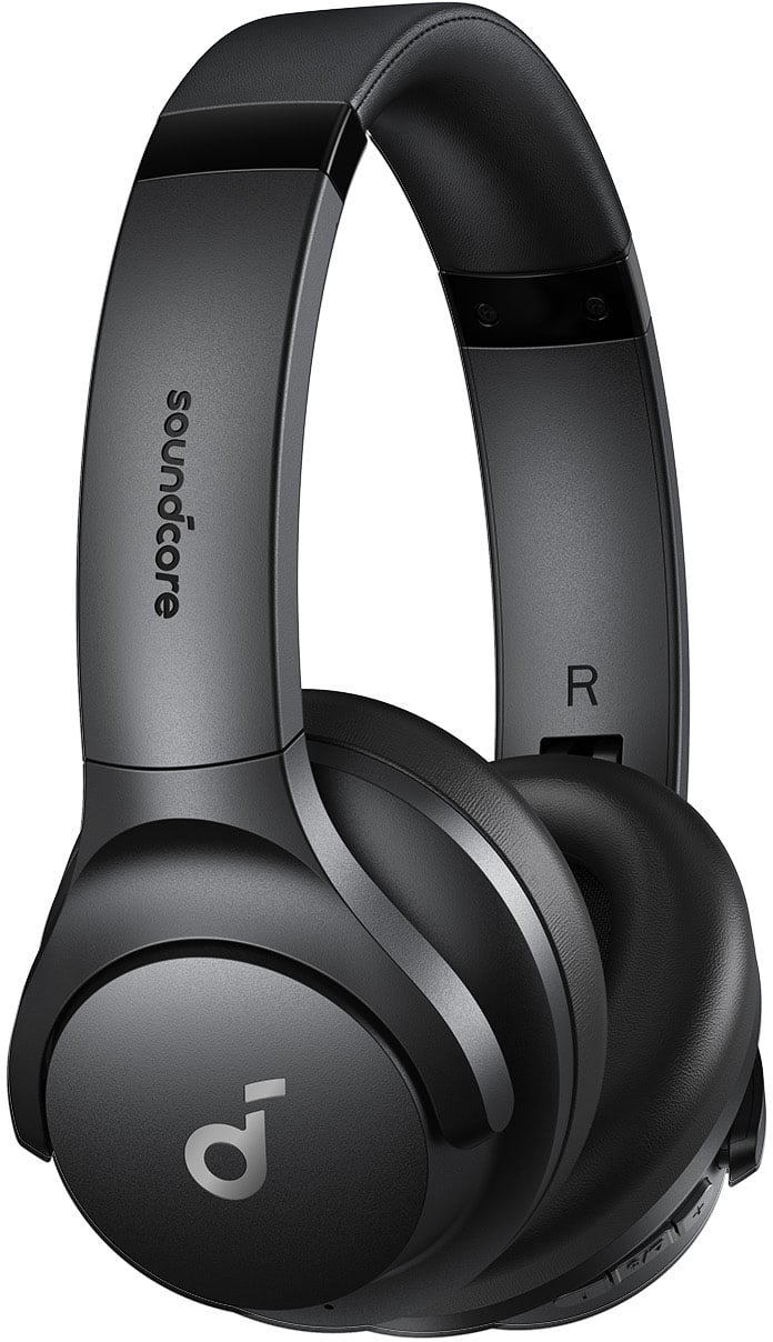 Anker - Soundcore Q20i Plus Over-Ear Bluetooth Headphones - Black