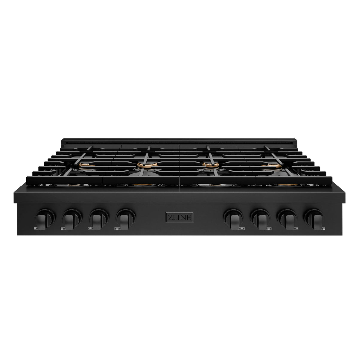 ZLINE - 48 in. Wide 8 Burner Paramount Gas Rangetop with  (SRTB-BR-48) - Black Stainless Steel