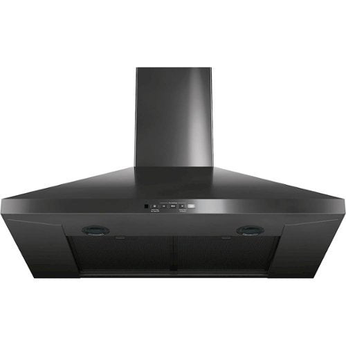 GE - 30 inches - Convertible - Wall Range Hood - Black Stainless Steel