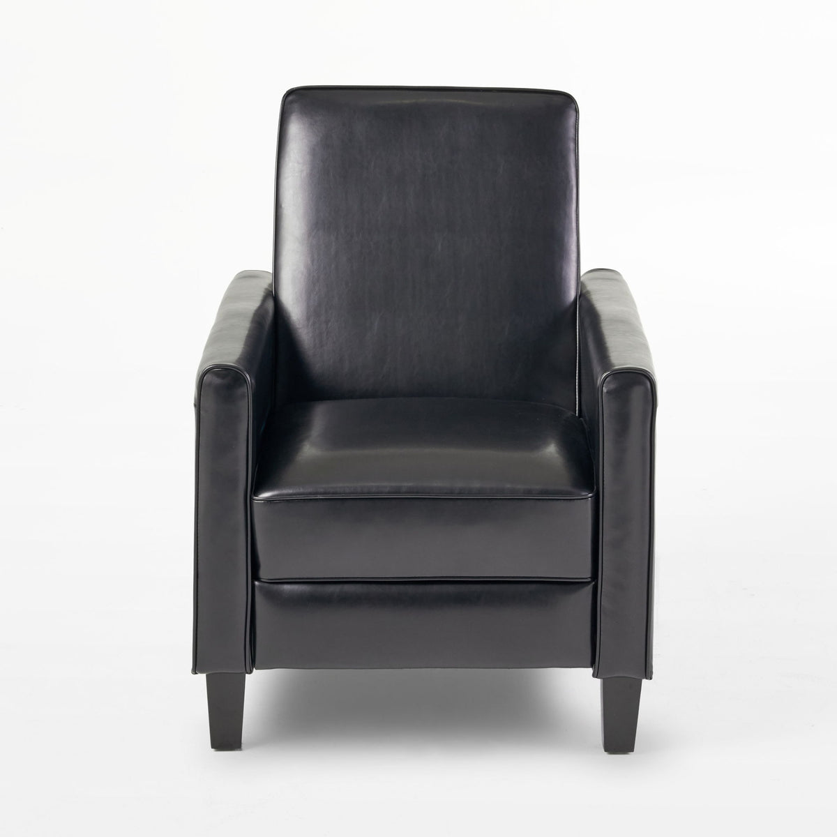 Sillón reclinable tapizado con respaldo retráctil para sala de estar