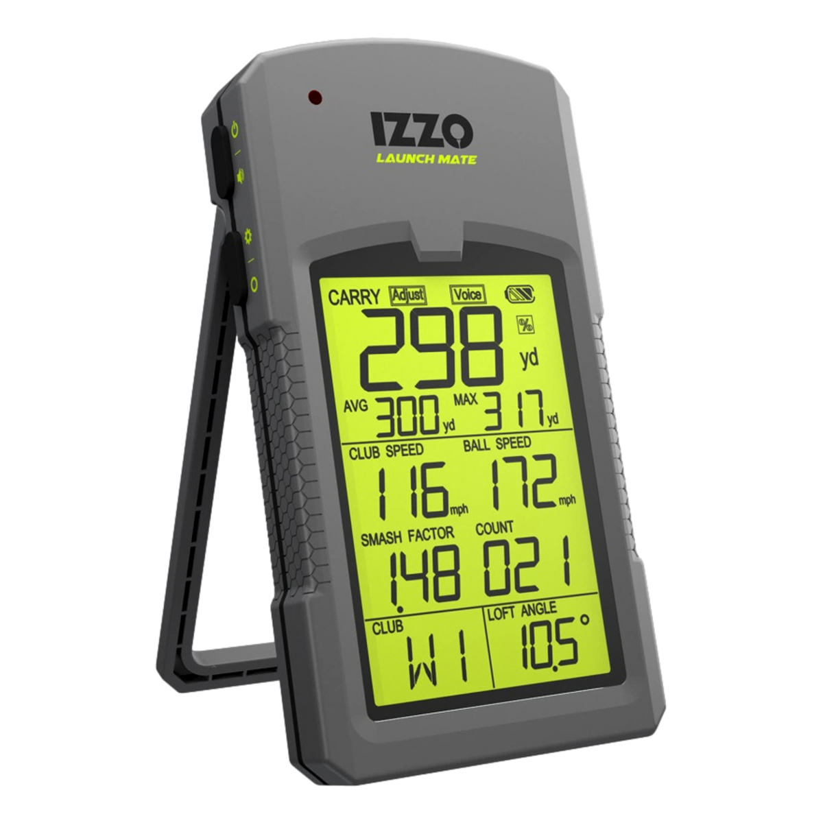 Izzo - Launch Mate Golf Launch Monitor - Gray