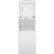 GE - 2.3 Cu. Ft. Top Load Washer and 4.4 Cu. Ft. Electric Dryer Laundry Center - White