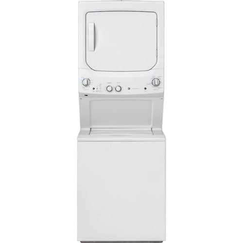 GE - 3.8 Cu. Ft. Top Load Washer and 5.9 Cu. Ft. Electric Dryer Laundry Center - White