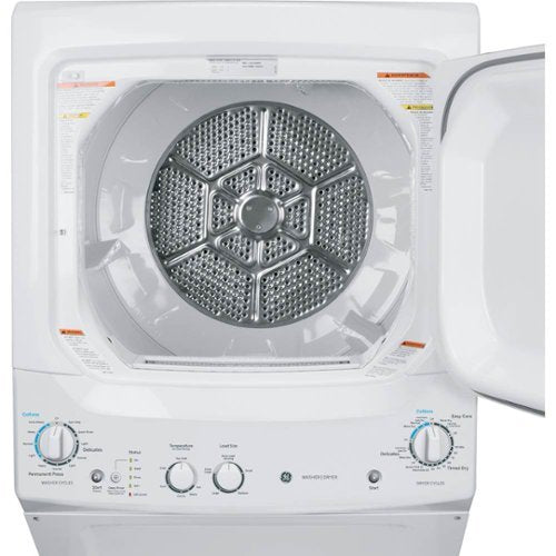 GE - 3.8 Cu. Ft. Top Load Washer and 5.9 Cu. Ft. Electric Dryer Laundry Center - White