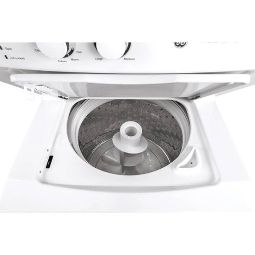 GE - 3.8 Cu. Ft. Top Load Washer and 5.9 Cu. Ft. Electric Dryer Laundry Center - White