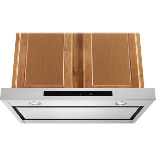 KitchenAid - 30 inches - Convertible - Range Hood Insert - Stainless Steel