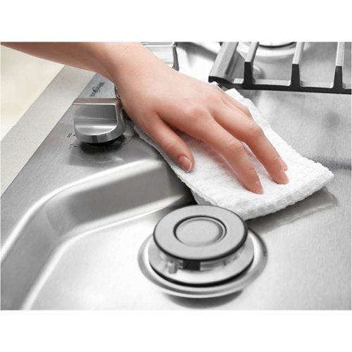 Whirlpool - 30 in. Wide 5 burners Gas Cooktop - Stainless Steel