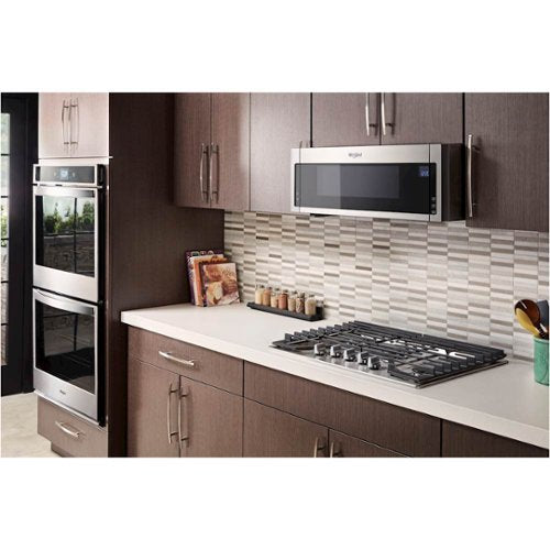 Whirlpool - 30 in. Wide 5 burners Gas Cooktop - Stainless Steel