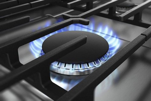Whirlpool - 30 in. Wide 5 burners Gas Cooktop - Stainless Steel