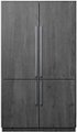 Dacor - 42 in. Wide 23.5 Cu Ft 4-Door Flex French Door Built In Refrigerator with SteelCool Interior and Cocktail Ice - Custom Panel Ready
