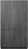 Dacor - 42 in. Wide 23.5 Cu Ft 4-Door Flex French Door Built In Refrigerator with SteelCool Interior and Cocktail Ice - Custom Panel Ready
