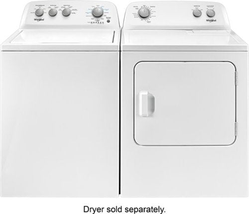 Whirlpool - 3.9 Cu. Ft. 12-Cycle Top-Loading Washer - White