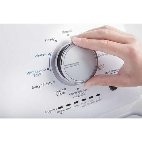 Whirlpool - 3.9 Cu. Ft. 12-Cycle Top-Loading Washer - White