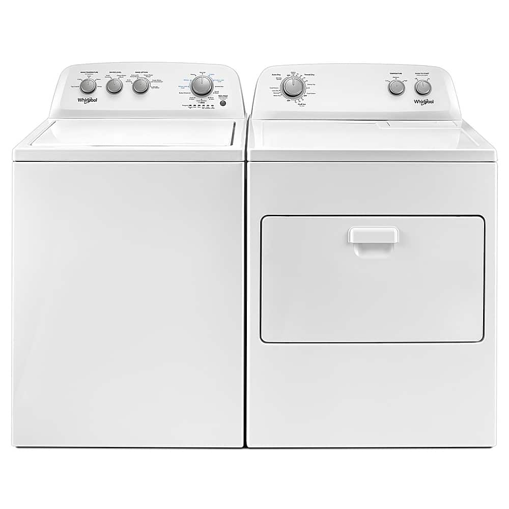 Whirlpool - 3.9 Cu. Ft. 12-Cycle Top-Loading Washer - White